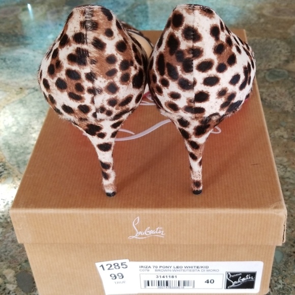 NWT Christian Louboutin Dyed Calf Fur Pumps - Picture 5 of 8